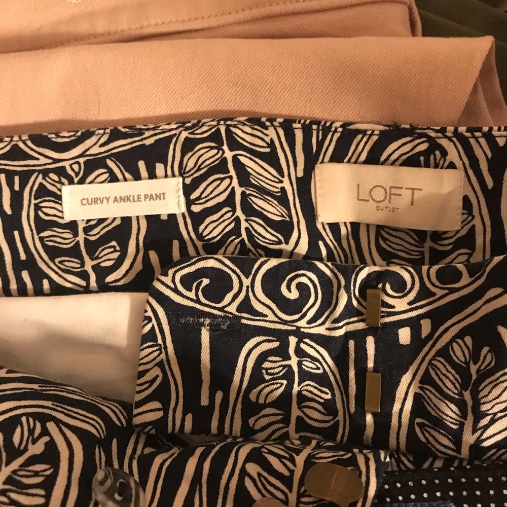 LOFT curvy ankle pants